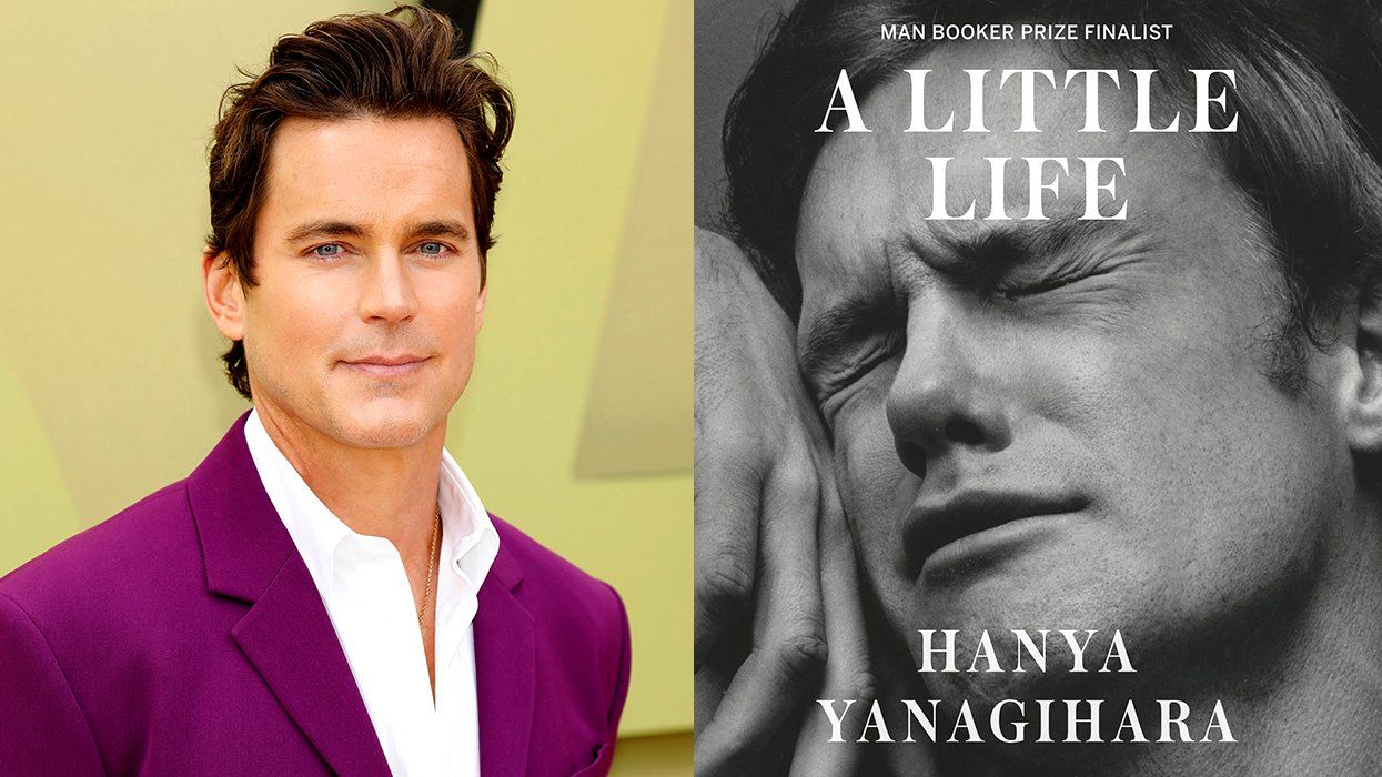 actor Matt Bomer book cover A Little Life