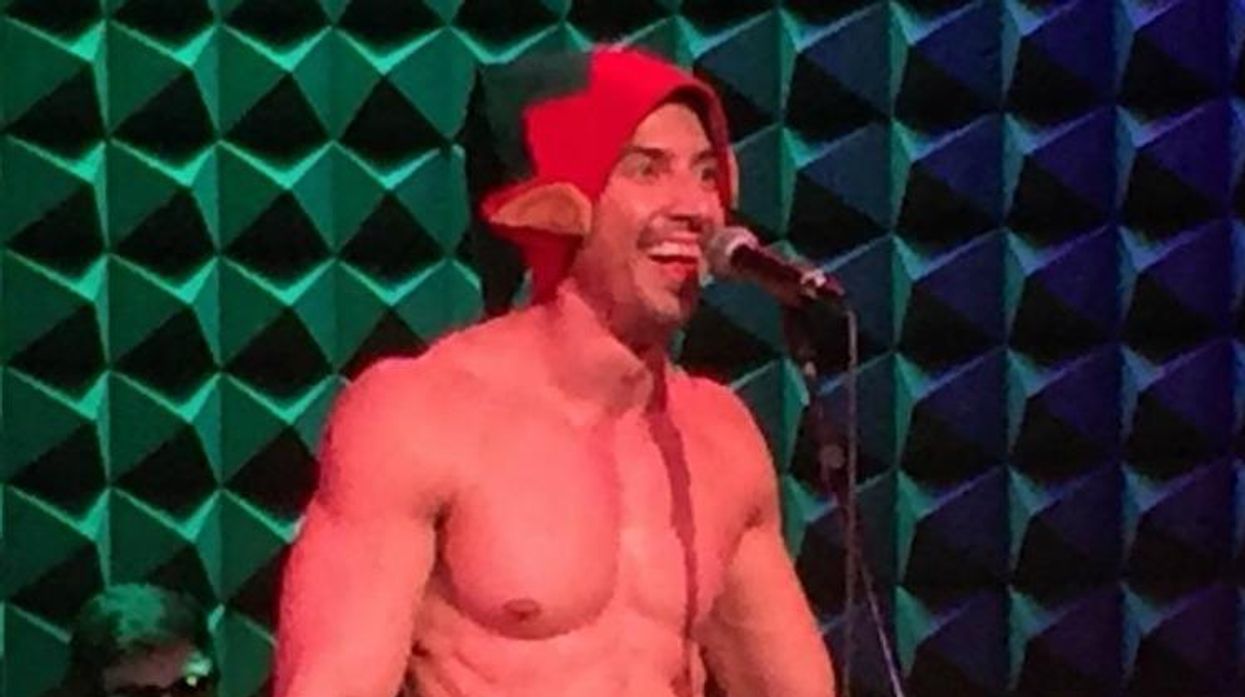 Actor Nick Adams Naughty Elf