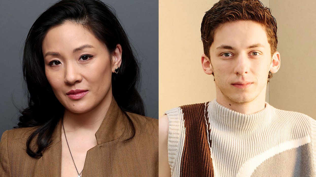 Actors Constance Wu and Andrew Barth Feldman
