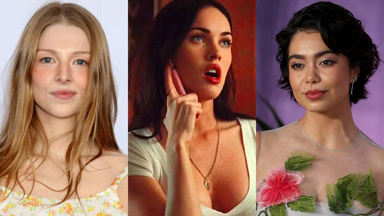 Actors Hunter Schafer Megan Fox and Aulii Cravalho