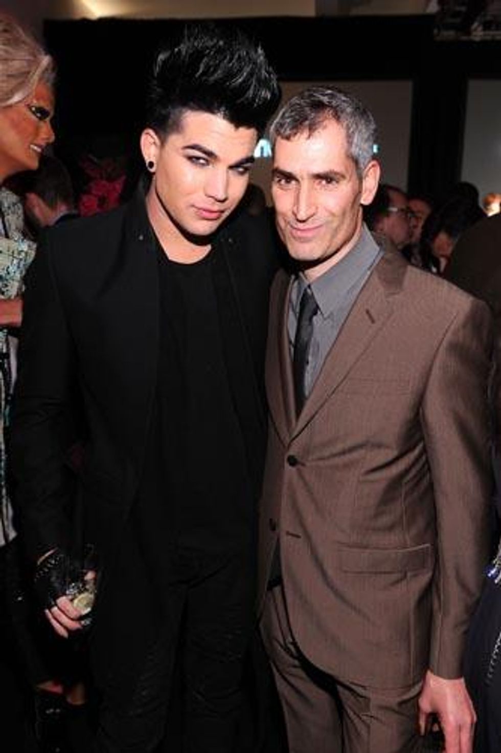 Adam Lambert and Out Editor in Chief Aaron Hicklin