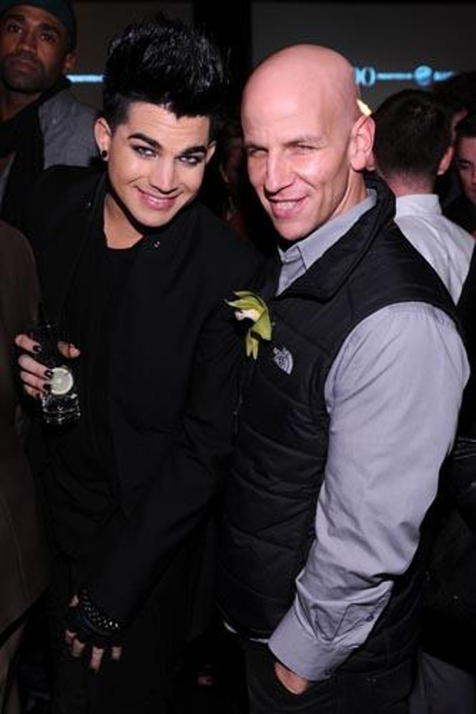 Adam Lambert and sportscaster Jared Max