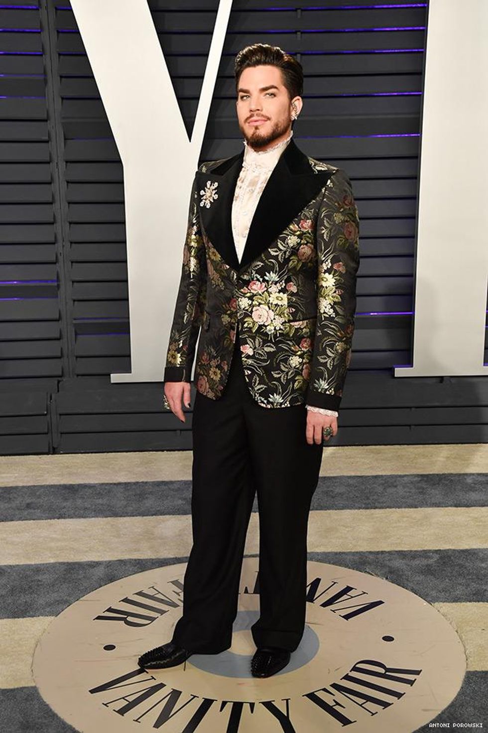 Adam Lambert at the Vanity Fair Oscars After Party