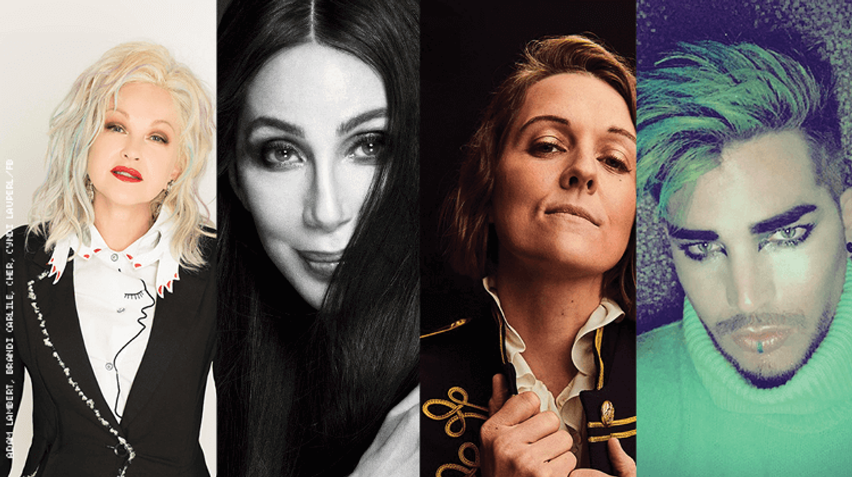 Adam Lambert, Brandi Carlile, Cher, Cyndi Lauper