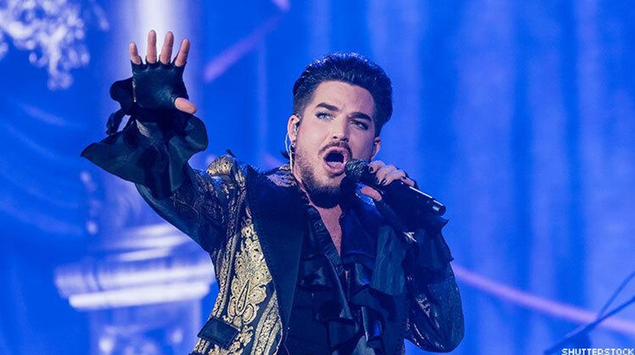 adam lambert is auctioning costumes to benefit GLAAD and his Feel Something Foundation