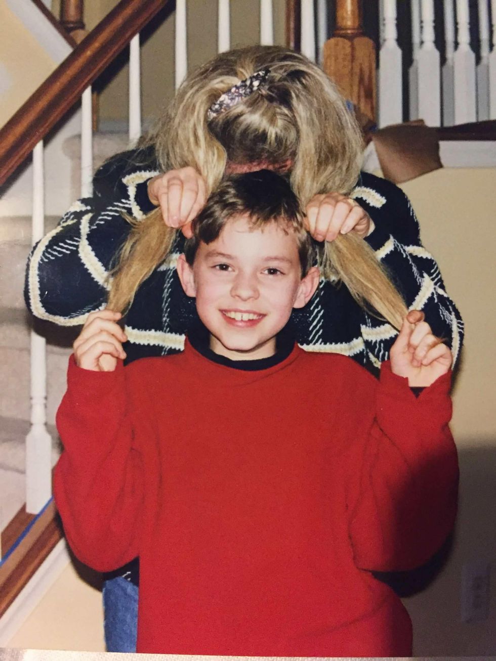 Adam Rippon, 10 years old.