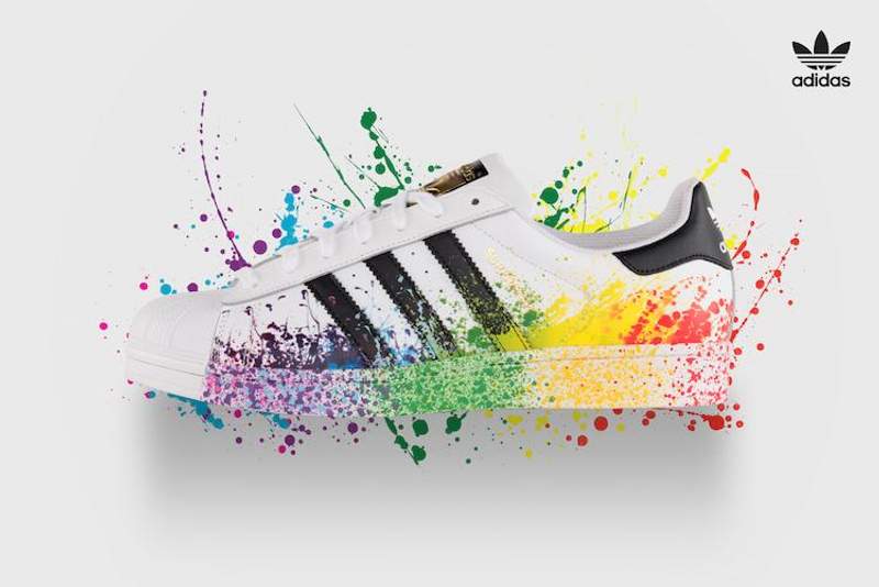 adidas gazelle silver green womens Adidas Campus 80s Pride Shoes GX6390 – Kick Theory main image 1