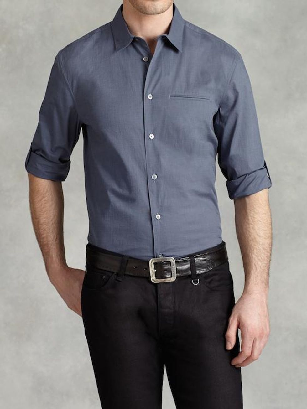 Adjustable Slim Fit Shirt