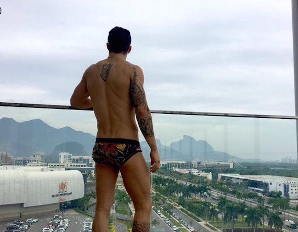 Admiring the...view.