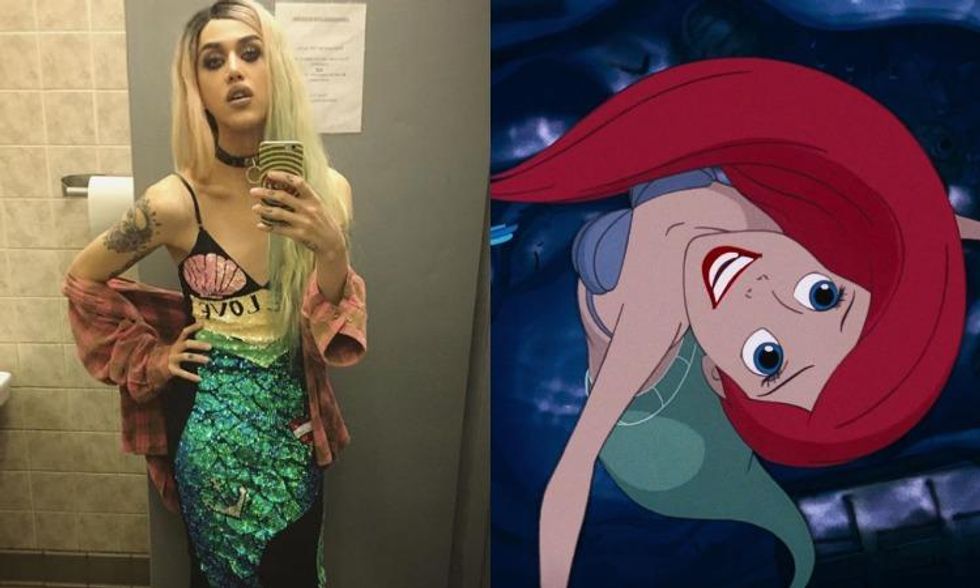 Adore Delano As the Free-Spirited Princess Ariel