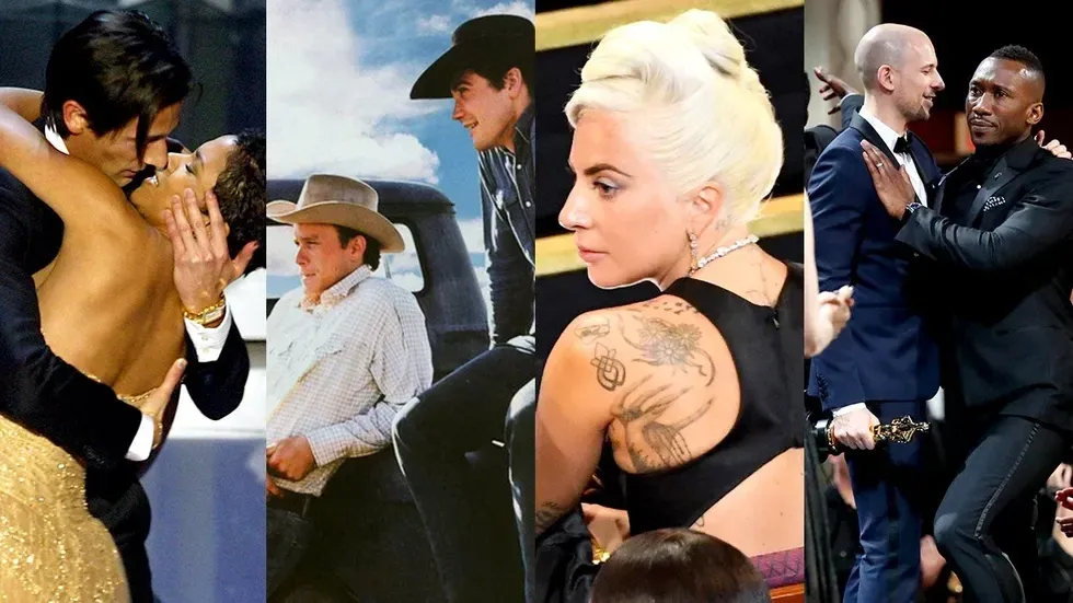 Adrien Brody and Halle Berry; Heath Ledger and Jake Gyllenhaal; Lady Gaga; Fred Berger and Mahershala Ali