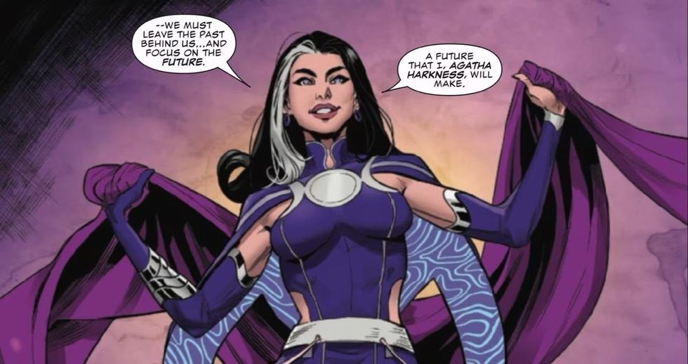 Agatha Harkness in the Midnight Suns #4 comic books