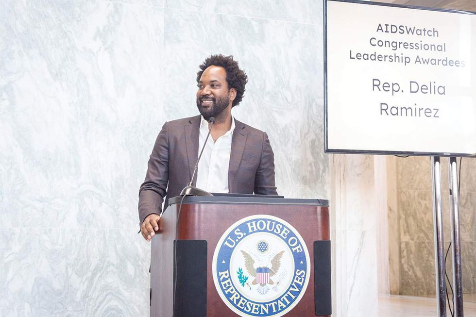 AIDS United\u2019s CEO and president Carl Baloney Jr