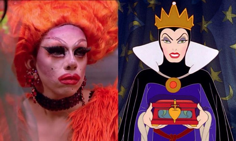 Aja As The Evil Queen Who Wants to Be the Fairest of Them All
