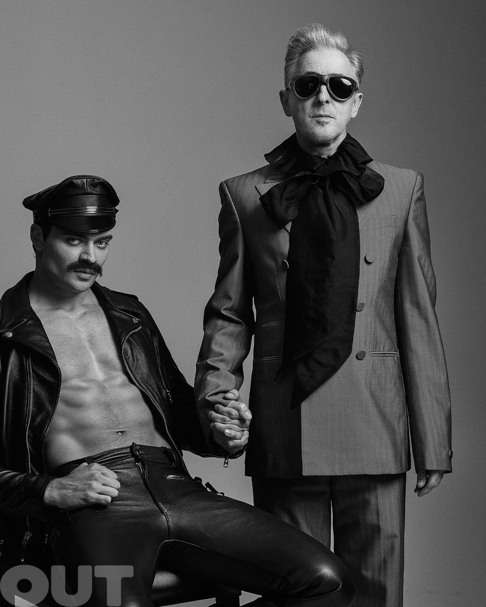 Alan Cumming and model Kirill Kabachenko