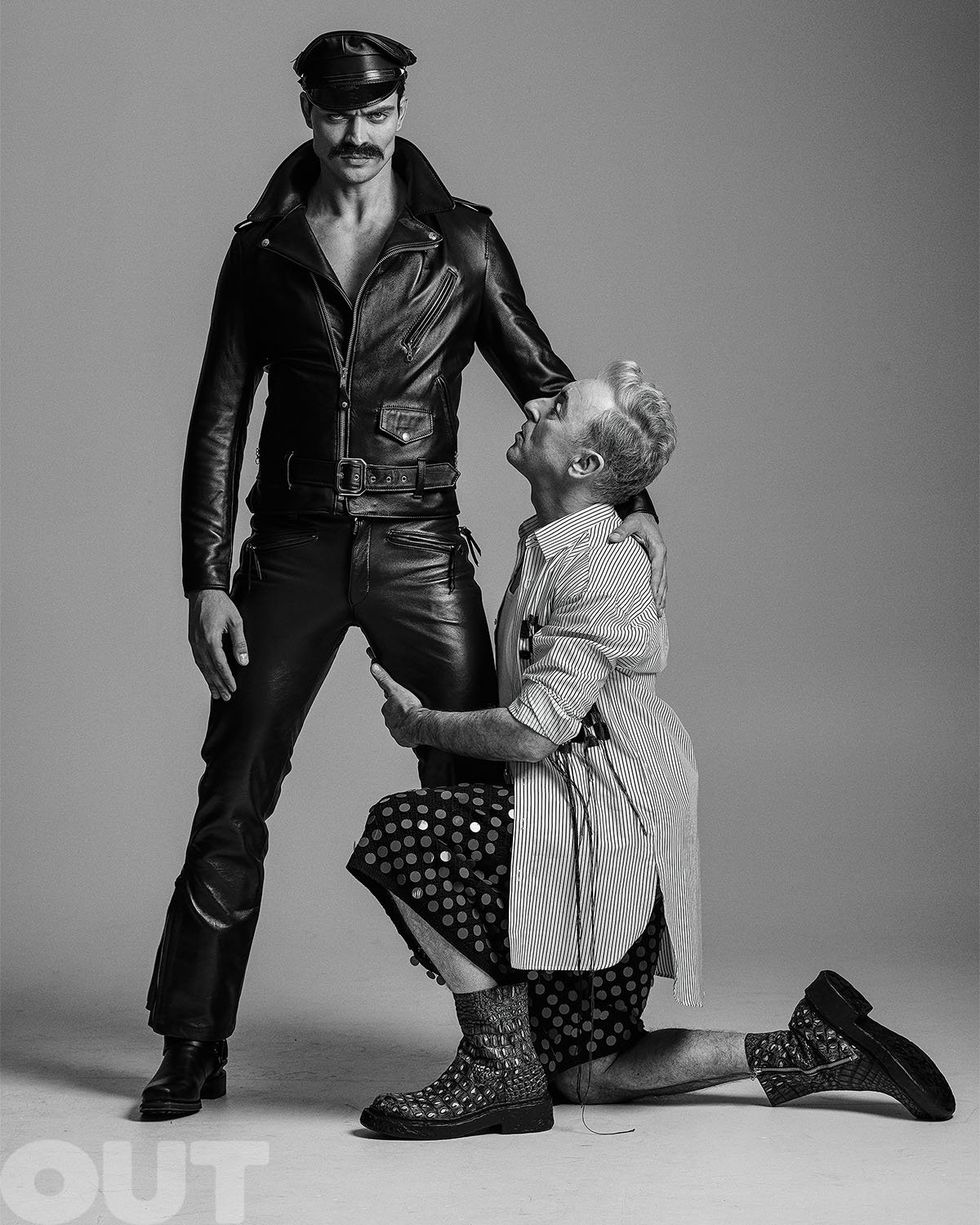 Alan Cumming and model Kirill Kabachenko