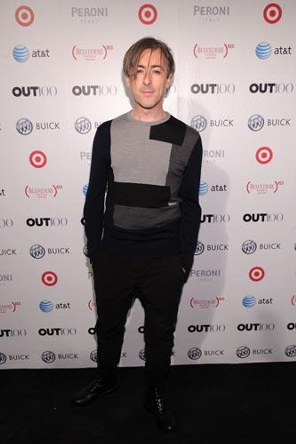 Alan Cumming on the Out100 red carpet