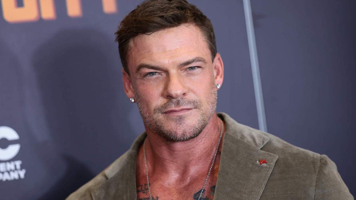 Alan Ritchson attends the premiere of "Motor City" at Museum of Modern Art.