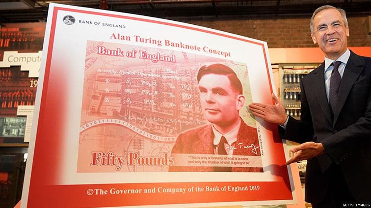 Alan Turing on the 50 Pound Note