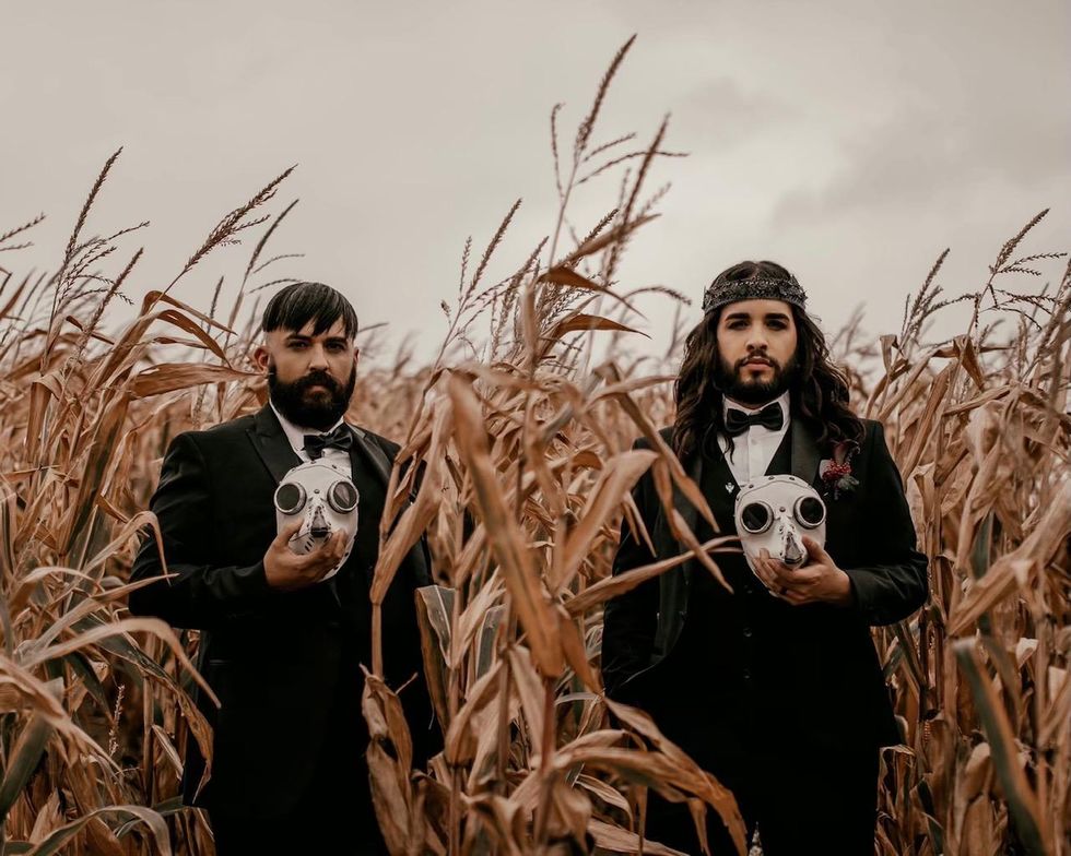 Ales and Setenio Black Gay Wedding