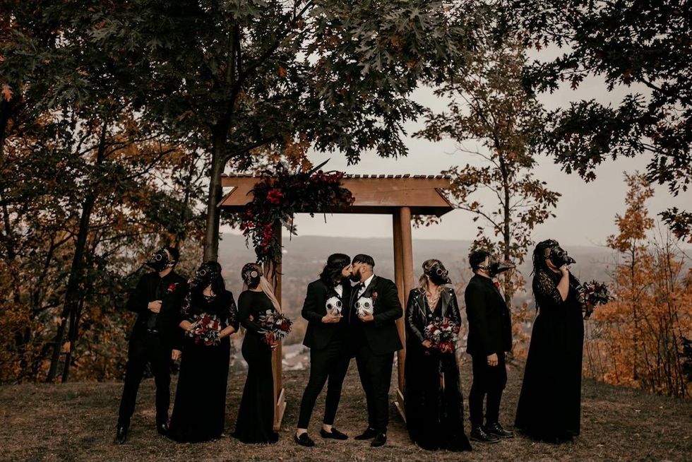 Ales and Setenio Black Gay Wedding