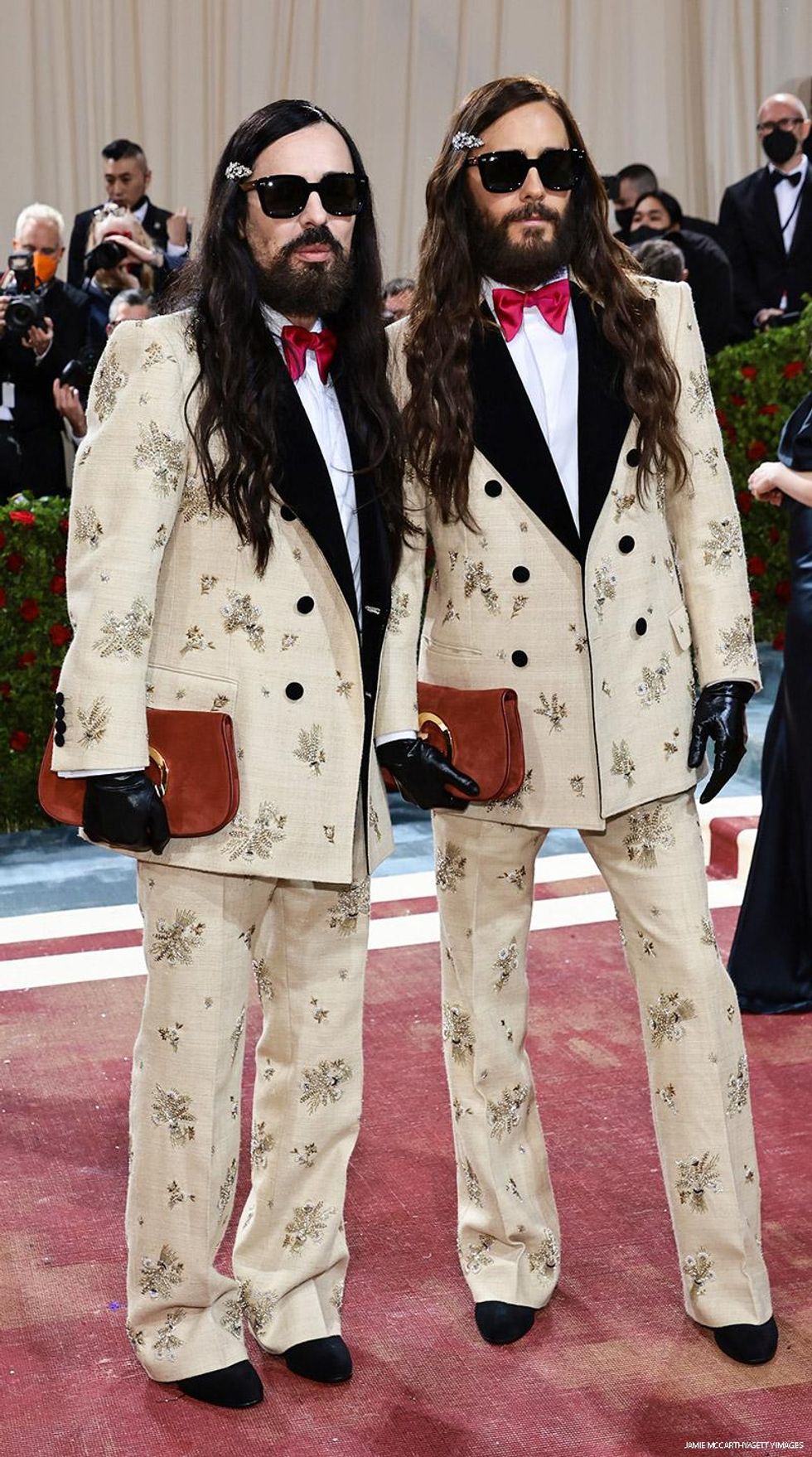 Alessandro Michele and Jared Leto