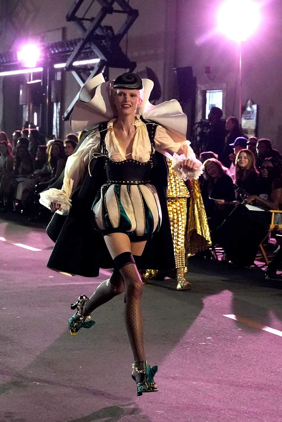 Alex Consani walks the runway during Vogue World Hollywood 2025