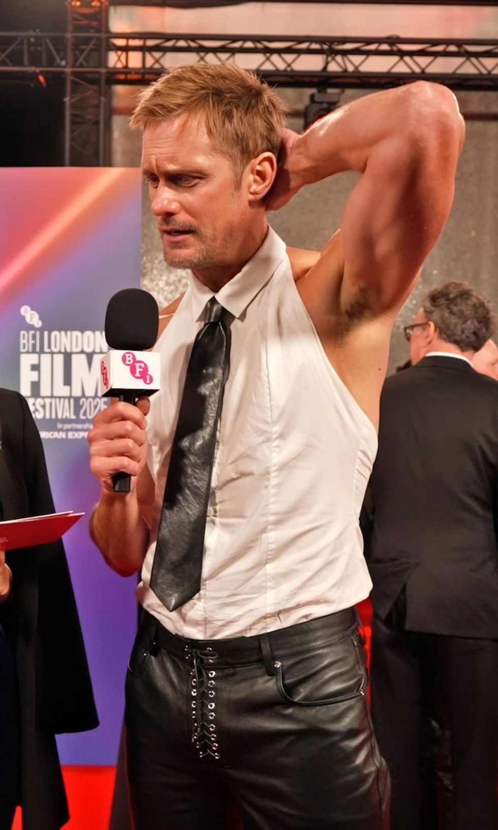 Alexander Skarsg\u00e5rd in an interview with the British Film Institute at the 69th BFI London Film Festival