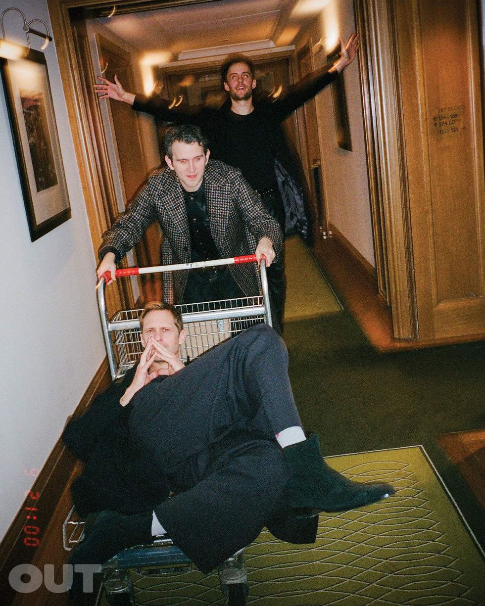 Alexander Skarsgard, Harry Melling, and Harry Lighton