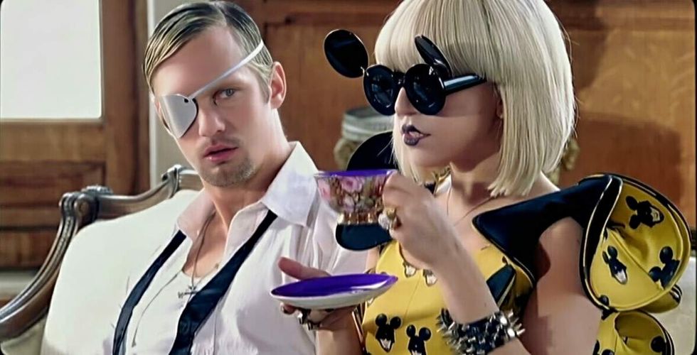 Alexander Skarsgard starring in Lady Gaga\u2019s Paparazzi music video