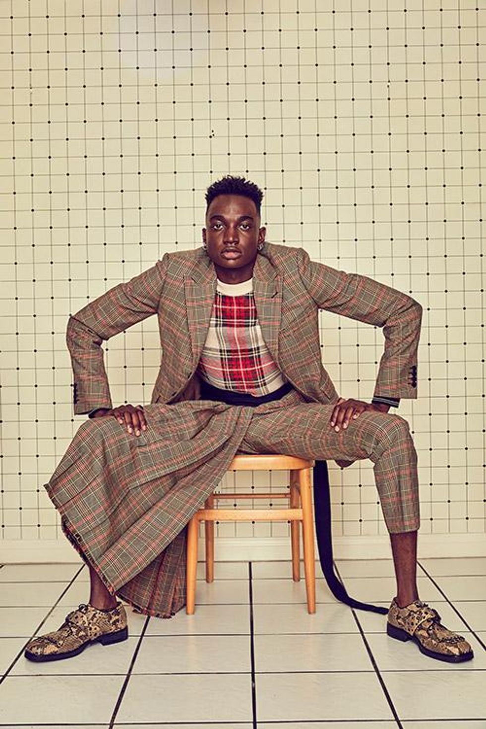 All clothing by Dries Van Noten.