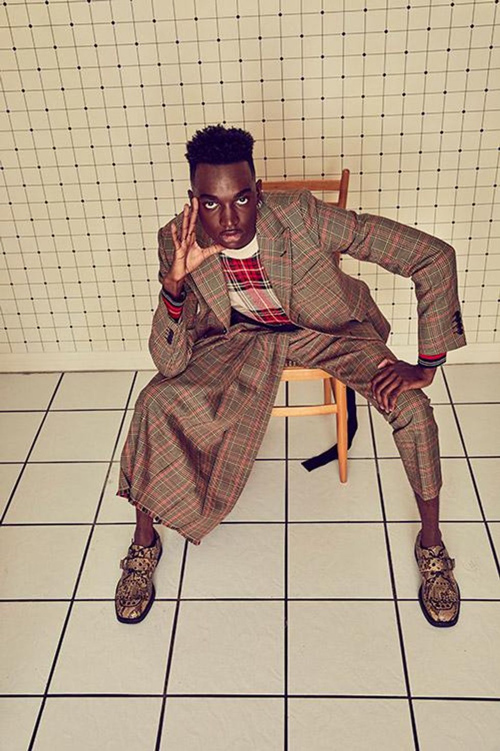 All clothing by Dries Van Noten.