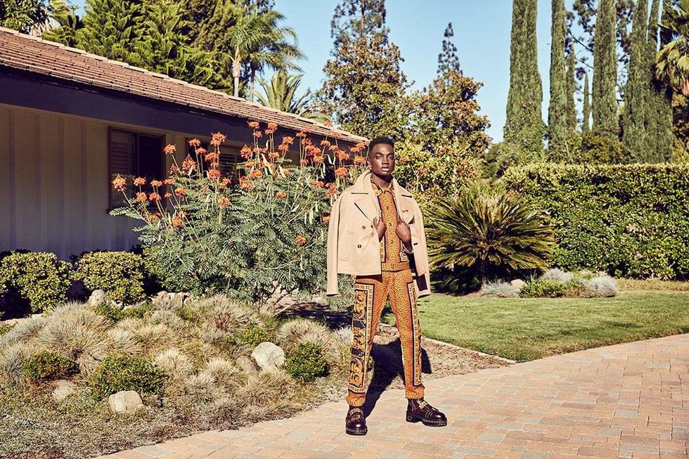 All clothing by Versace