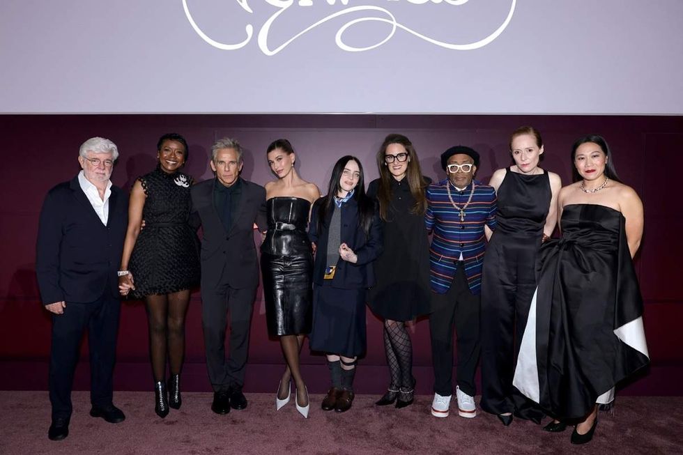 All honorees at the at the WSJ Magazine 2025 Innovator Awards. Billie Eilish at the center; Dr. Priscilla Chan the rightmost person