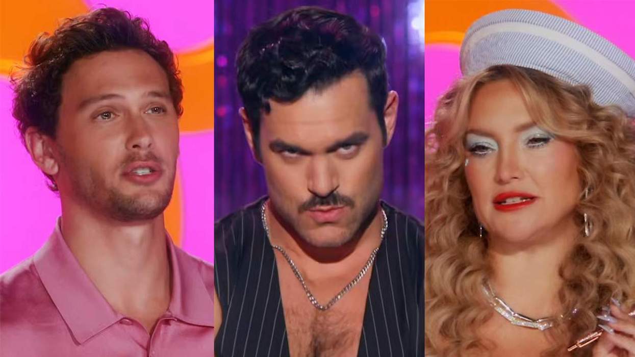 'All Stars 11' guest judges Cooper Koch, Evan Mulrooney, and Kate Hudson.