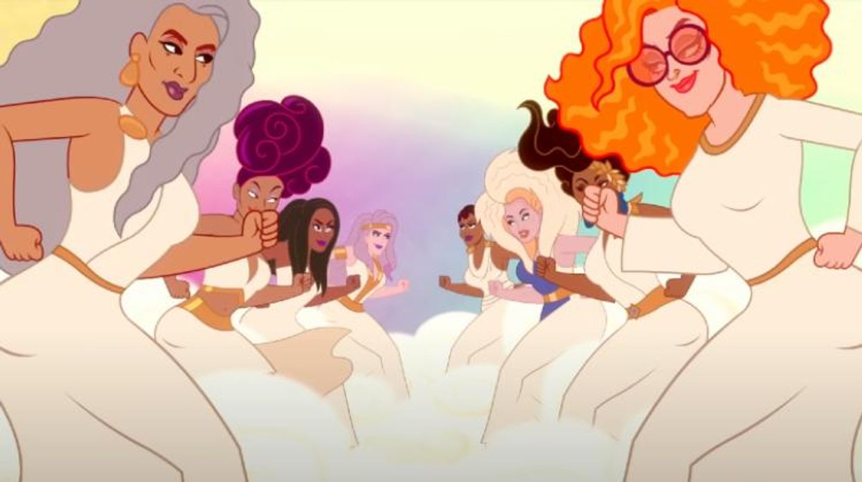 All Stars 7 queens in The Battle of Mount Rucropolis