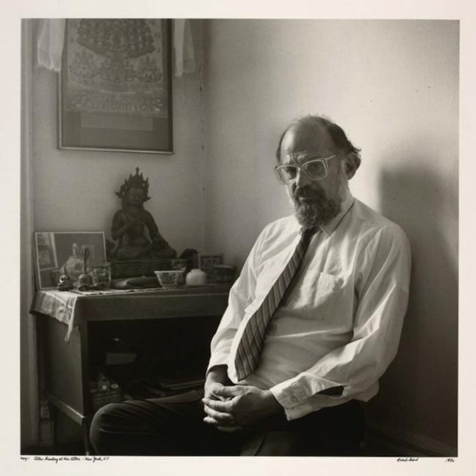Allen Ginsberg At His Altar
