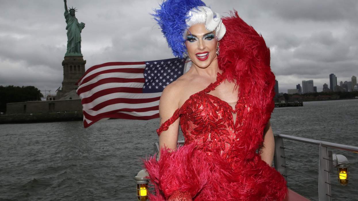 Alyssa Edwards on a boat