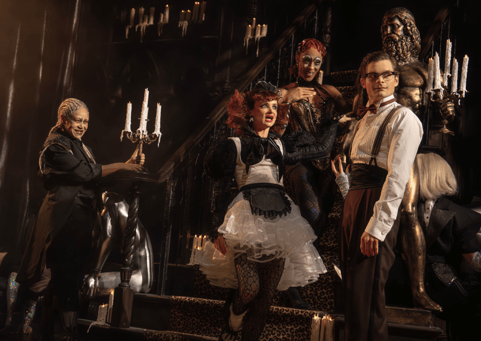 Amber Gray as Riff Raff, Juliette Lewis as Magenta, Michaela Ja\u00e9 Rodriguez as Columbia, Andrew Durand as Brad