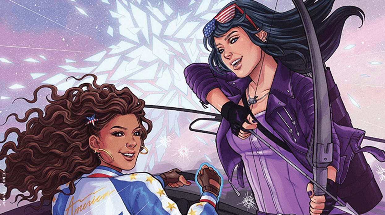 America Chavez and Kate Bishop
