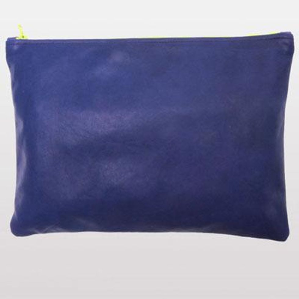 American Apparel Large Leather Carry-All Pouch