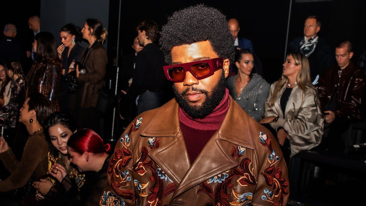 American singer songwriter Khalid at Etro fashion show during Milan Fashion Week 2024