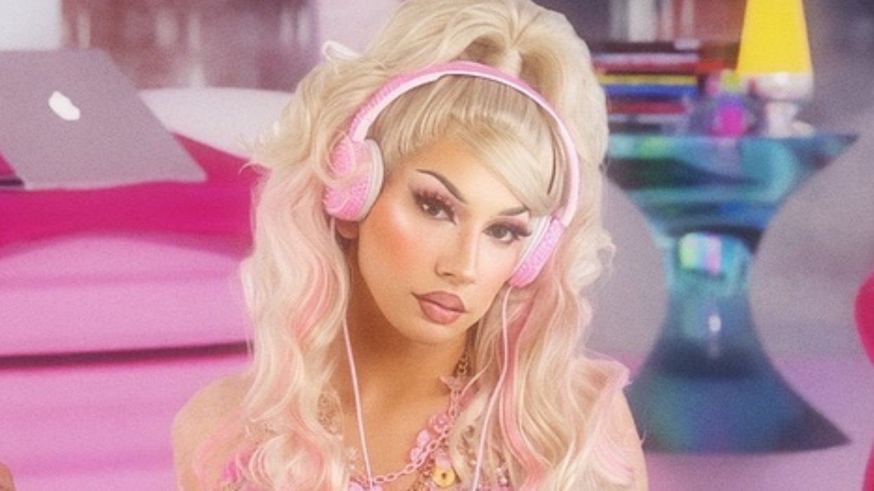 Amethyst in the 'Amy' single artwork