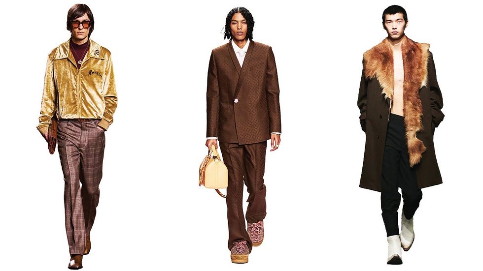 Amiri, Louis Vuitton, Prada