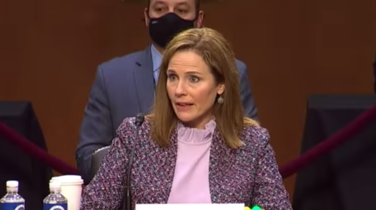 Amy Comey Barrett in Supreme Court hearings
