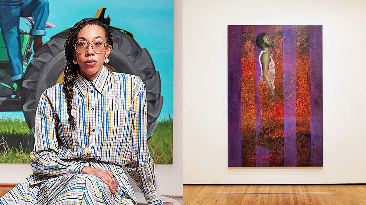 Amy Sherald and her 2007 painting named Hangman