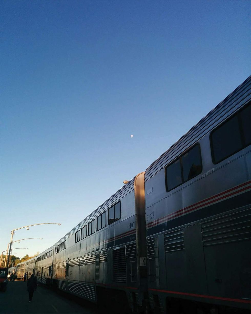an Amtrak Superliner