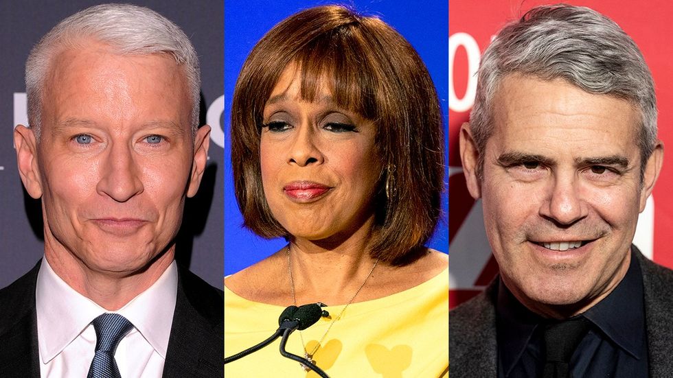 Anderson Cooper Gayle King Andy Cohen