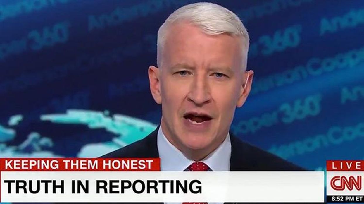 Anderson Cooper Responds to Homophobic Trolls After Fake News
