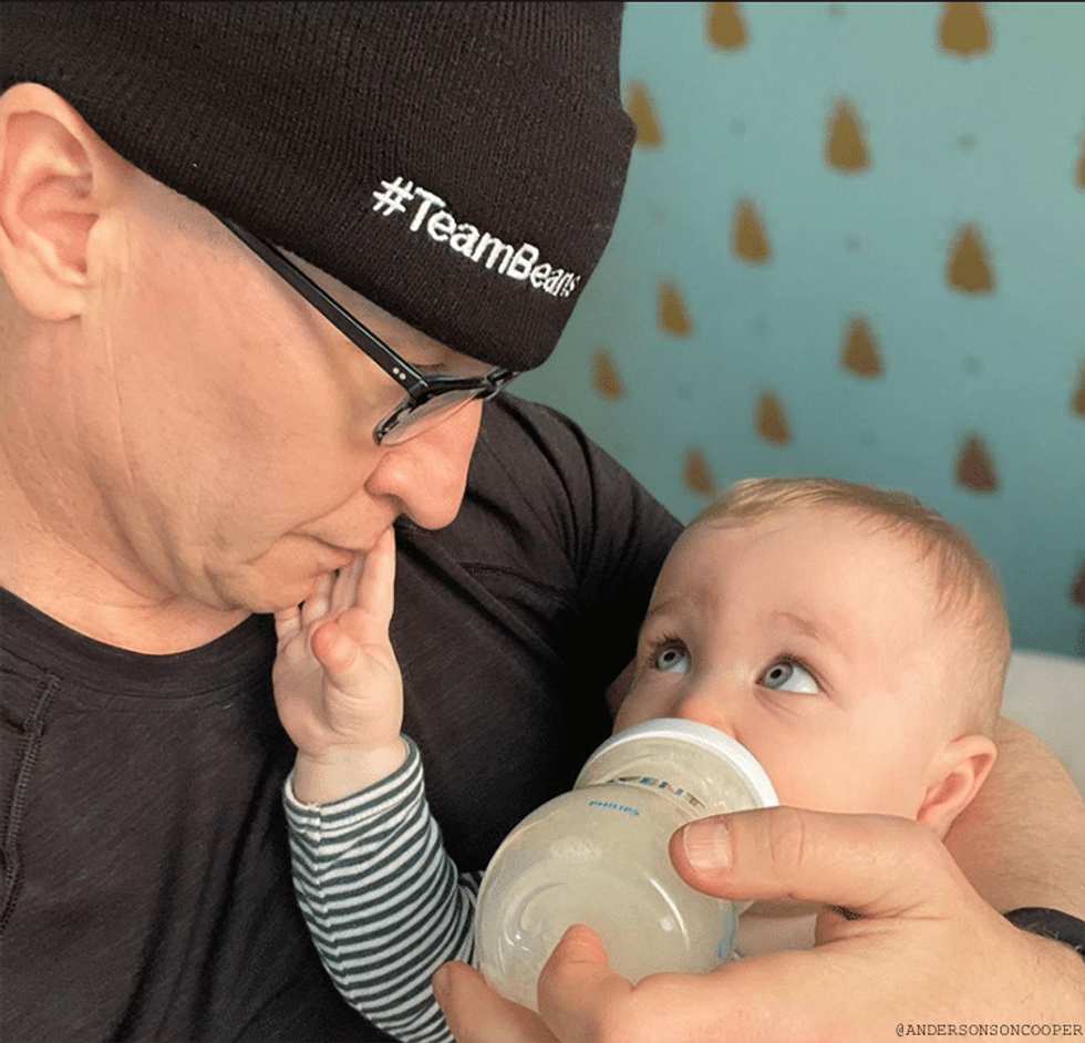Anderson Cooper shows the true meaning of fatherhood in these heartwarming moments